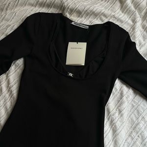 Alexander Wang Bra Long Sleeve Dress